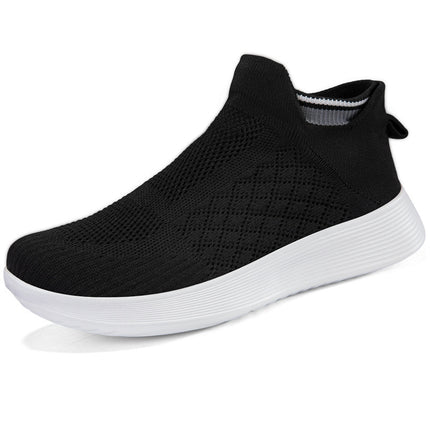 2025 Couple Shoes Men's Shoes Breathable Mesh Slip-On Sports Casual Shoes Stretch Socks Running Shoes Women's Shoes