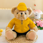 25cm [ready stock high quality] / Yellow-car logo bear