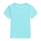 Light Blue Children's Quick-Drying T-Shirt / S (height 90cm-100cm)