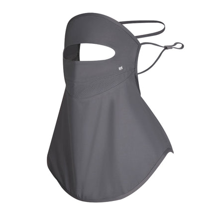 Summer Women's Fully Covered Sun Protection Mask, Anti-Uv Neck Scarf, Cycling Outdoor Face Covering, Breathable, Light and Thin