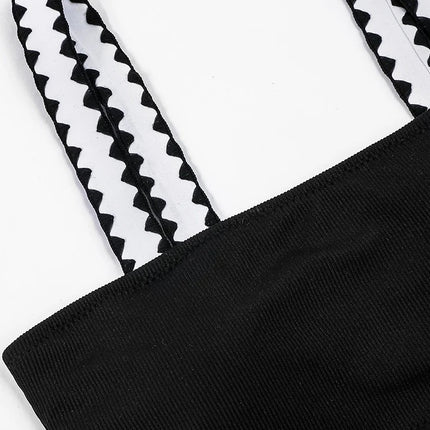 Billion Swimming 2024 New Black and White Bikini Bikini European and American Split suit Swimsuit Women's Bikini Swimsuit Cross-border