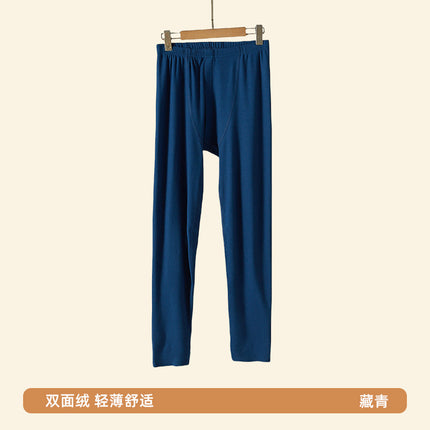 Men's long johns hot seamless warm pants thickened fleece-lined German winter wear plus size leggings wool pants line pants