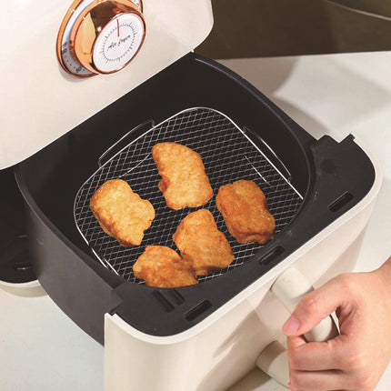 Special BBQ Grill for Air Fryer Toast Rack Steaming Rack 304 Stainless Steel Double Layer Skewers Rack