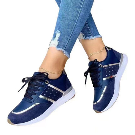 2024 European and American Large Size Sports Casual Shoes Summer New Thick-Soled Casual Shoes Strap Sports Women's Shoes Ready for Sale