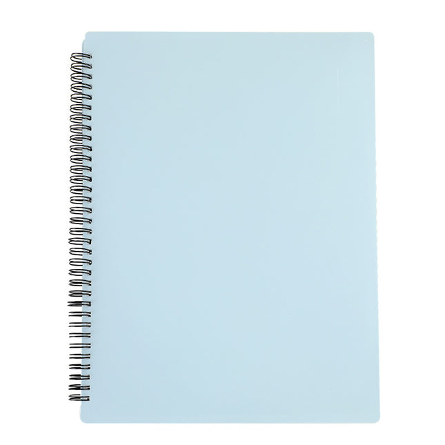 Double-Sided Morandi Color Music Score Folder A4, Three-Sided Fixed Non-Reflective Piano Score Folder, Waterproof Document Folder