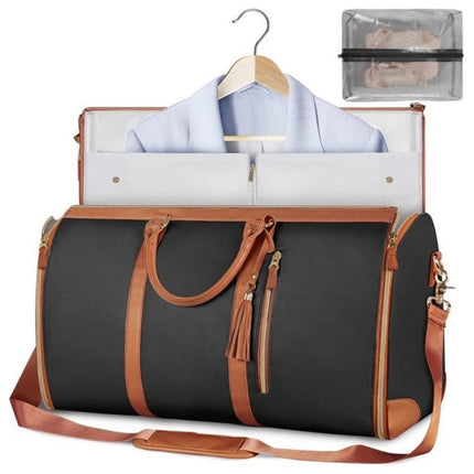 Foreign trade new ladies folding suit travel bag multi-functional storage bag large capacity large PU hand luggage bag