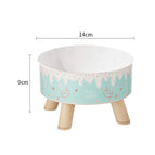 Blue Ice Cream Goblet Bowl / opp sealed bag