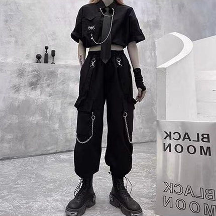 Women's Summer Thin Overalls for Small People, Loose Straight Wide Legs, High Waist, Slim Casual Harem Leggings, Autumn Fashion Trend