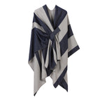 Vertical stripes and bars-navy blue