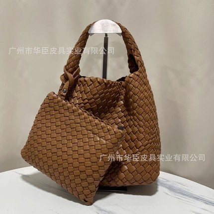 Niche Design Handmade Woven Bag Women's Western-style Bag Women's Bag Small Bag Large Capacity Vegetable Basket Bag