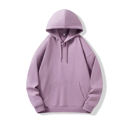 Hooded Sweater | Non-Deformable Pure Cotton Sweater Xinjiang Cotton Shoulder Pullover Autumn and Winter Solid Color ins Street Tide Hoodie