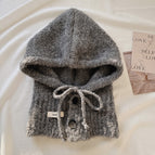 Balaclava curly gray