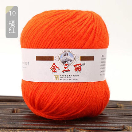 Jin Sanli acrylic baby line hand woven shoes cushion bag scarf diy hook shoes cushion wholesale specials