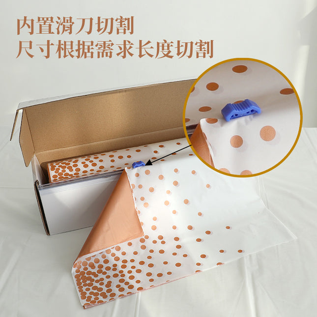 Disposable roll tablecloth cutting table runner tablecloth waterproof oil-proof PEVA party household rectangular tablecloth