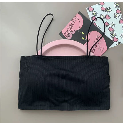 Traceless Beauty Back Tube Top One-piece Anti-walking Breathable Sling Small Vest for Summer Sexy Spice Girl Women's Chest Wrapping