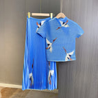 Blue / Set (top 78CM overskirt)