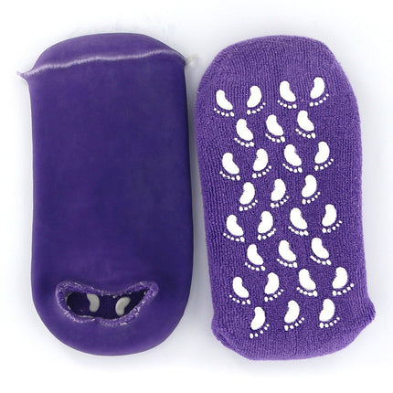 Cross-border spa gel socks socks foot film moisturizing anti-dry socks heel protective cover anti-crack socks factory