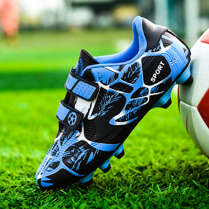 Football shoes children's broken nails spikes outdoor primary and secondary school students sneaker training match ball shoes