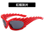 Red frame gray film / As shown in the picture