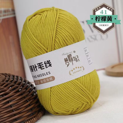 10 Strands of Hand-Knitted Small Stick Needles, Medium-Thick Woolen Knitting Wool, Hand-Knitted Men's and Women's Hats and Scarf Threads Wholesale
