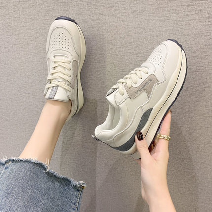 Sports Shoes for Women 2024 Spring New Ins Student Running Shoes Korean Style Casual Thick Sole Comfortable Forrest Gump Shoes for Women