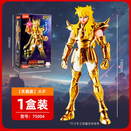 Bruco Building Blocks Saint Seiya Blind Box Children's Toys Small Particle Building Blocks Educational Toys Doll Ornaments