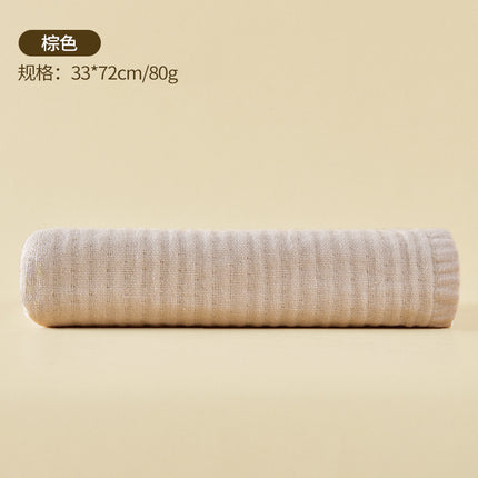 Gauze Pure Cotton Towel Three-layer Cotton Soft Plain Color Hair-free Dry Face Wiping Towel for Home Students Opening School Dormitory