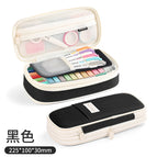 Retractable pencil case - black