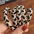Milk coffee braid [black and white] 1 piece