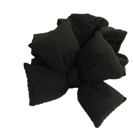 Chubby Cotton Bow Color Fluffy Large Intestine Hair Ring Cute Girl Sense Hair Rope New Style Hair Accessories for Women