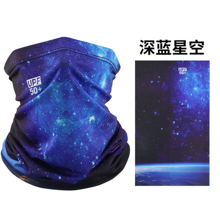Ice Silk Mask Multifunctional Magic Headscarf Men's Riding Women's Sunshade Sunscreen Neck Sleeve Windproof Square Scarf Scarf Scarf