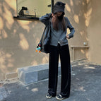 Black [velvet and thickened] / S [recommended around 45kg ]