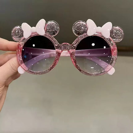 Crystal bow cartoon sunglasses Joker baby cute sunglasses trend children fashion factory wholesale new