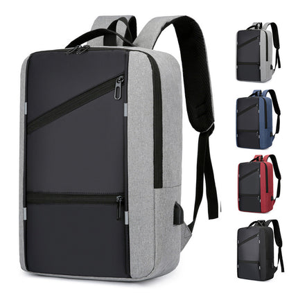 [Low Price Big Sale] Cross-Border New Computer Bag Men's Business Casual Multifunctional Backpack USB Charging Large Capacity