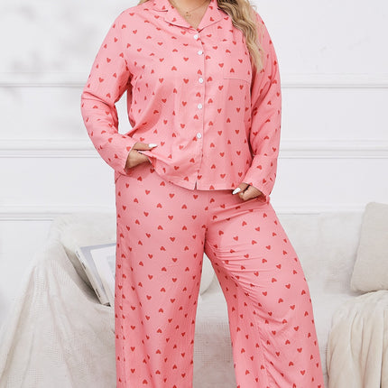 Cross-border foreign trade wholesale plus size new floral long sleeve pajamas suit girls sweet high-end home clothes pajamas