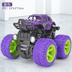 [Color box] Large purple stunt car off-road vehicle
