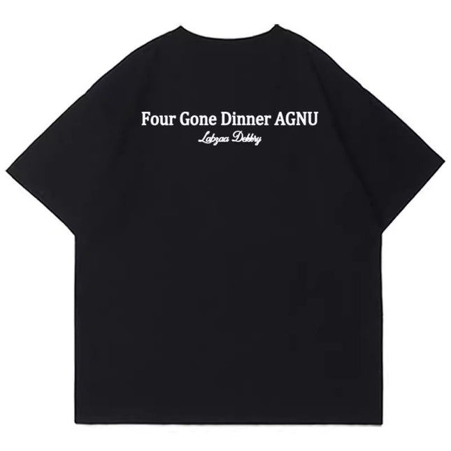 [Strict Selection] Pure Cotton Short-sleeved T-shirt Men's American Street Heavy Cotton Short-sleeved T-shirt Men's Summer Fashion Brand Wholesale