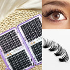 32 rows of dense DlY lashes 079