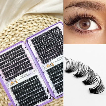 New European and American 10-Row Mj87 Amazon DIY Self-Grafting Set European and American Thick and Popular Cross-Border False Eyelashes