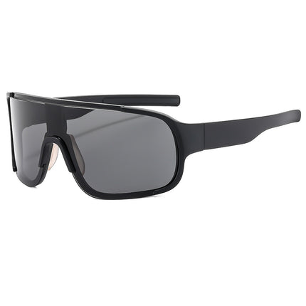 European and American Outdoor Sports Riding silver Glasses Mountaineering Night Riding Sunglasses One-piece Eye Protection Windproof Sunglasses for Men and Women