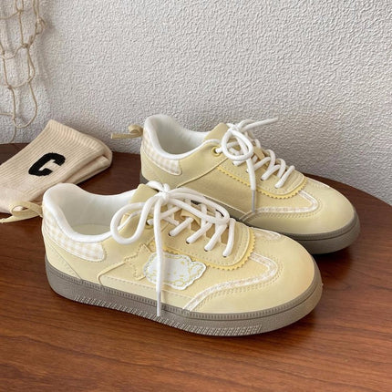 2025 Niche Design Ballet Training Shoes for Women, Summer with Skirt, White Shoes, Thin-Soled Sports and Leisure Sneakers