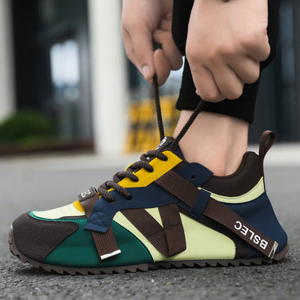 European Trendy Men's Shoes, Autumn 2026 New Model, Thick-Soled Height-Increasing Dad Shoes, Internet Celebrity Hot-Selling Sports Casual Shoes