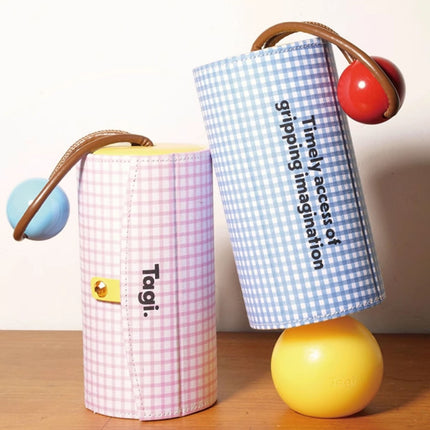 Tagi Imagine Smart Signal Fabric Multi-Layer Rotating Handle Portable Mini Jewelry Box Cosmetic Bag