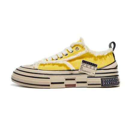 Wu Jianhao's Same Style Thick-Soled Beggar Shoes, High Version Men's Shoes 2023 New Retro Men's and Women's Canvas Shoes Putian