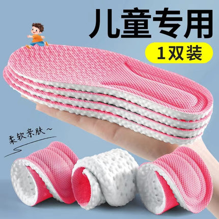 Extremely Fast Delivery of Mugwort Deodorant Kidsren's Insoles for Boys, Girls, Babies and Kidsren, Breathable, Sweat-Absorbent and Deodorant