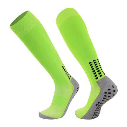 Amazon Temu Export Football Socks Long Tube Glue Anti-Slip Towel Bottom Men's and Women's Thickeneded Cushioning Sports Socks