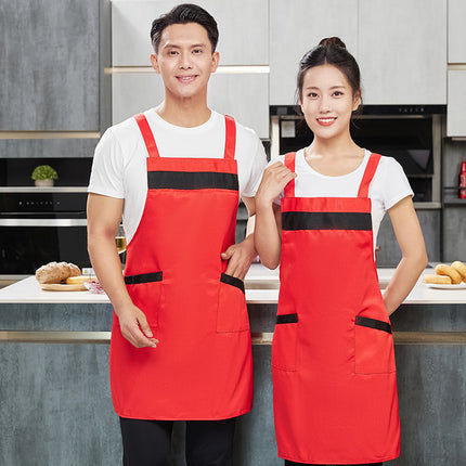 Color-Blocked Coats, Labor Protection Smocks, Aprons, Men's and Women's Work Clothes, Spring and Autumn Long Warehouse Workers' Anti-Pollution Clothes Wholesale