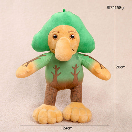 Cross-Border Ai Shanhaijing Monster Plush Toy Tungtungsahur Wooden Stick Man Pendant Doll Keychain
