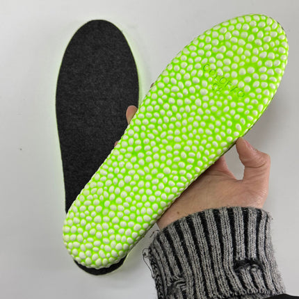 Boost Popcorn Insole Breathable High Elastic Men and Women 4D3 Massage Military Training Sports Shock-Absorbing Insole Production and Processing