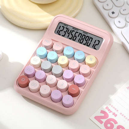 Voice Calculator High Color Value Gradient Portable Computer 12-Bit Large Screen for Office Examination